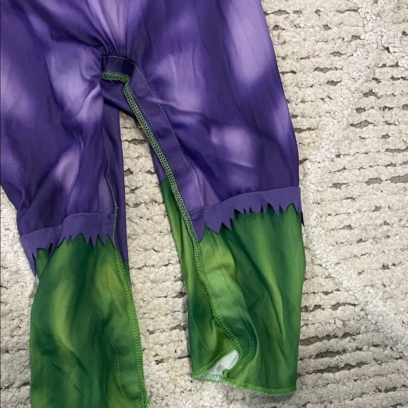 Marvel Kids Hulk Green and Purple Superhero Costume - Picture 8 of 15